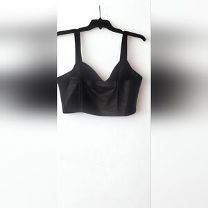Eloquii Sleek Black Crop Top